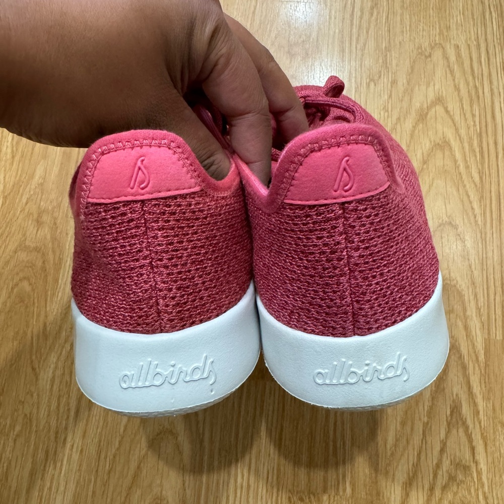 COPY - Allbirds Women Tree Runners Rasberry Pink Shoes - Picture 3 of 6